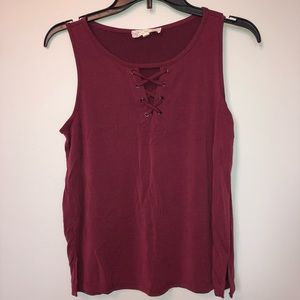 Pink Republic Criss Cross Top